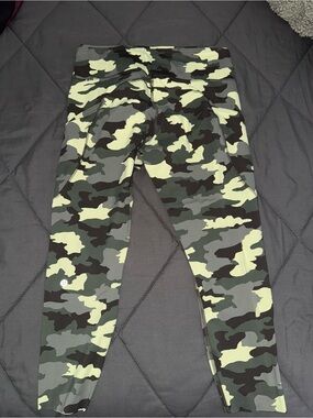 lululemon athletica Green Camo Leggings